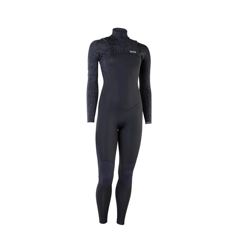 Load image into Gallery viewer, Front of a Black Ion wetsuit on a white background

