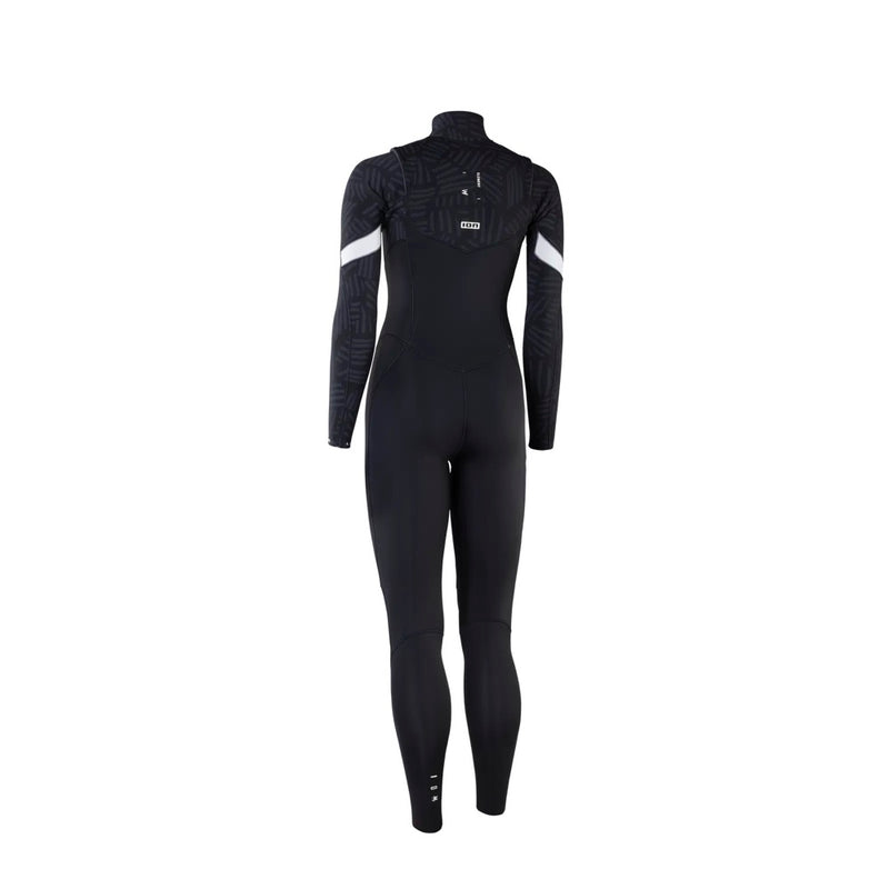 Load image into Gallery viewer, Back of a Black Ion wetsuit on a white background
