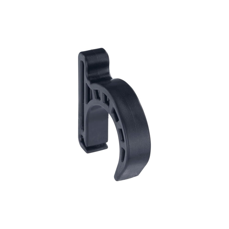 Load image into Gallery viewer, Black plastic Ion wing hook on a white background
