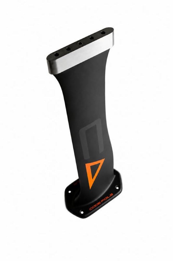 Load image into Gallery viewer, A black and silver mounting view with an orange Code Foils logo, shown on a plain white background.
