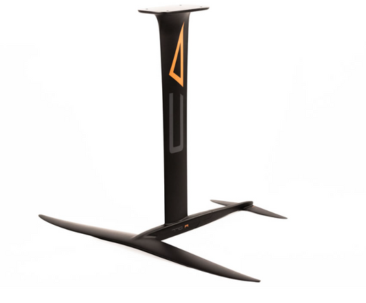 Green Hat Kiteboarding-CODE Foils-R Series Front Wing-770R-Front View wt Mast/Fuse/Stab
