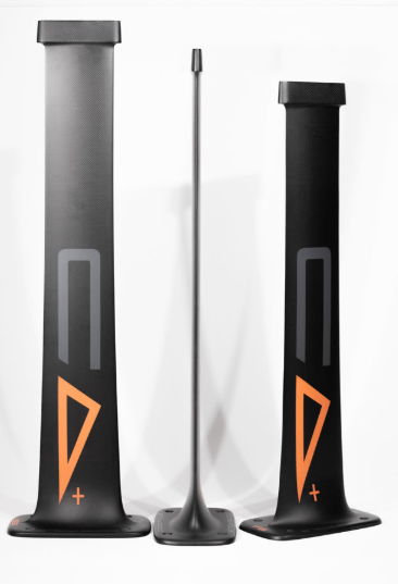 Green Hat Kiteboarding-CODE Ultra HM Plus Mast-All 3 Mast Lengths Profile View