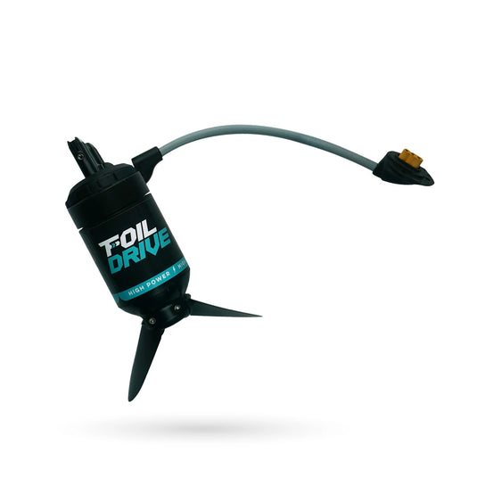 Green Hat Kiteboarding-High Power V2 Motor Complete-Motor Assembly on a White Background