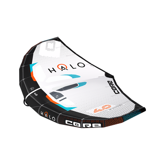 Green Hat Kiteboarding-Core Halo Wing-Top View of Wing on a White Background