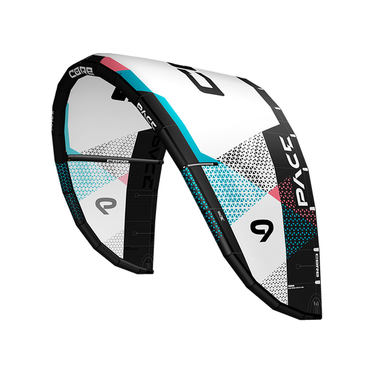 Green Hat Kiteboarding-Core Pace Kite- View of White Color