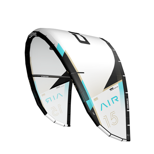 Green Hat Kiteboarding-Core AIR LW Kite-Right Front Leading Edge View