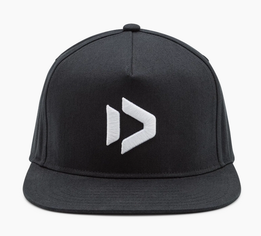 Green Hat Kiteboarding-Duotone ICON 5Panel Cap-Front View on a White Background