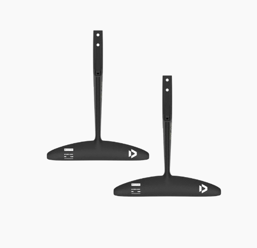 Load image into Gallery viewer, Green Hat Kiteboarding-Duotone Monobloc Tail PX DLab-Top View of 2 Tails on a White Background
