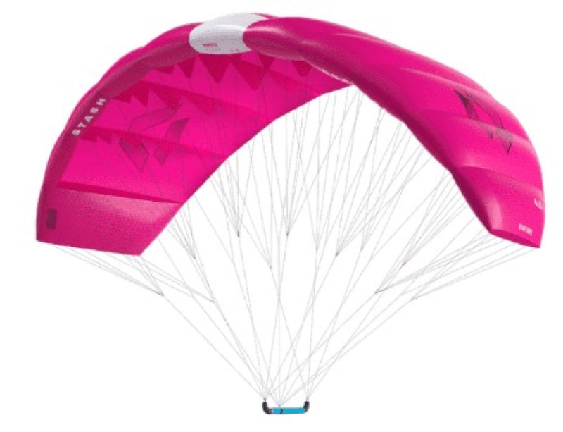 Load image into Gallery viewer, Green Hat Kiteboarding-Duotone Stash Parawing-Pink-Leading Edge Right View
