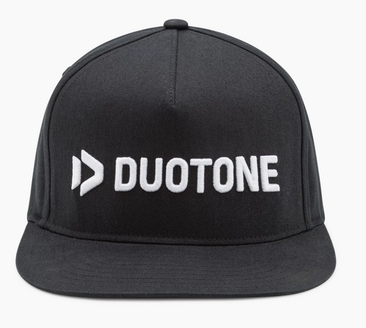 Green Hat Kiteboarding-Duotone  FONT 5Panel Cap-Front View on a White Background