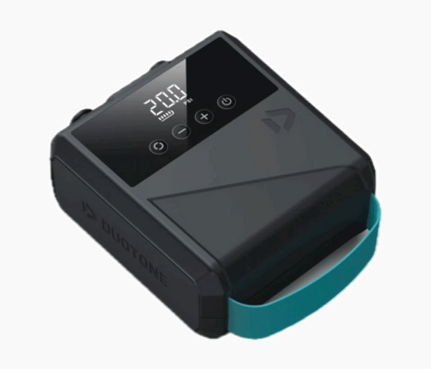 Load image into Gallery viewer, Black Duotone ePump Lazepump with digital display on a white background
