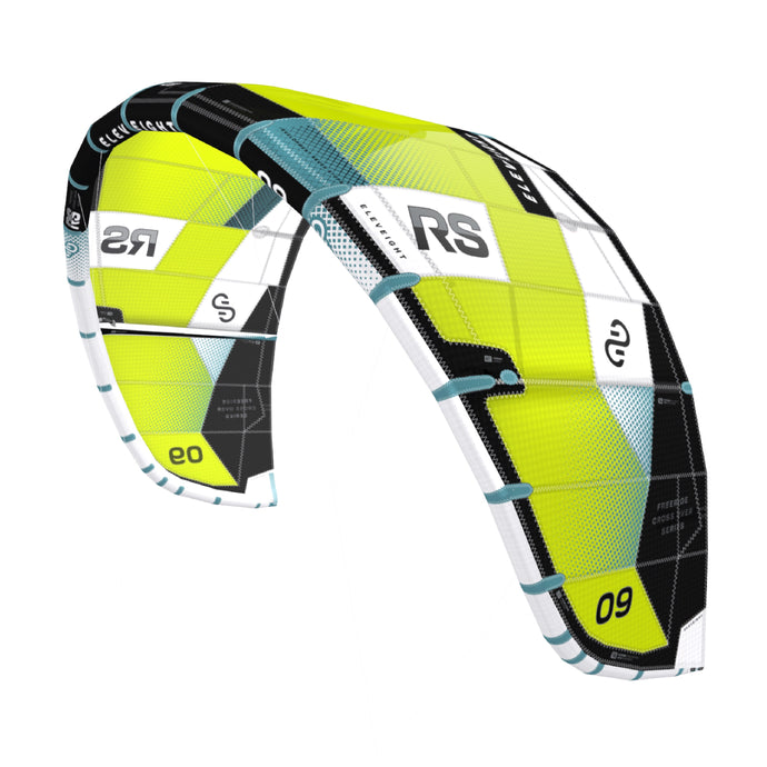 Green Hat Kiteboarding- Eleveight RS V9-Lime-Right Leading Edge View