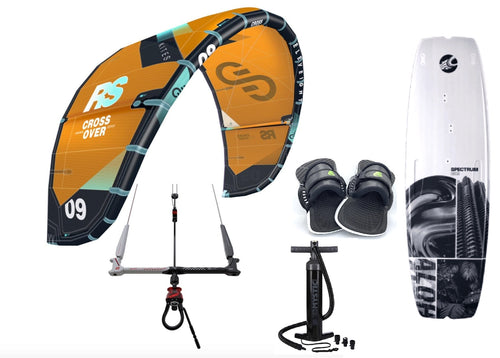 Green Hat Kiteboarding-Eleveight RS V7 Full Kite Package