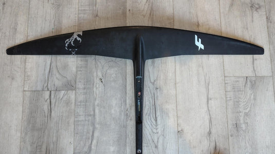 Green Hat Kiteboarding-F-One Eagle X800 Full Foil-Eagle X 800 Foil with 85cm HM Mast-Top View of Front Wing