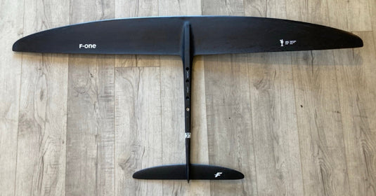Green Hat Kiteboarding-F-One 1900 Jam Foil Plane USED-Bottom View of Plane