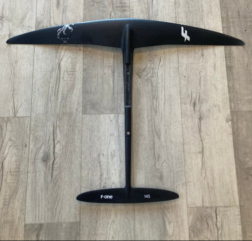 Green Hat Kiteboarding-F-One Eagle X 700 UHM Carbon Plane USED-Top View of Plane