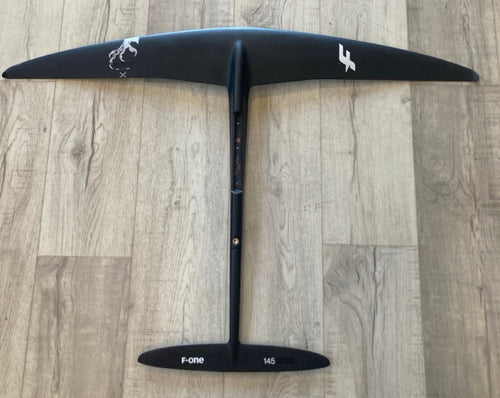 Green Hat Kiteboarding-F-One Eagle X 800 UHM Carbon Plane USED-Top View of Plane