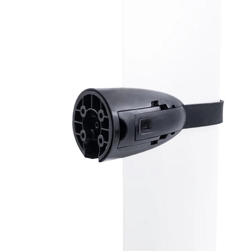 Load image into Gallery viewer, Bottom and side view of a black Foil Drive Universal Mini Pod on a white surface.
