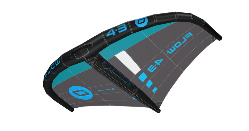 Load image into Gallery viewer, Ozone Flow V2 Wing Carbon Emerald Wing bottom view
