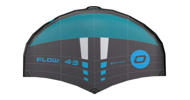 Load image into Gallery viewer, Ozone Flow V2 Wing Carbon Emerald Wing Top view
