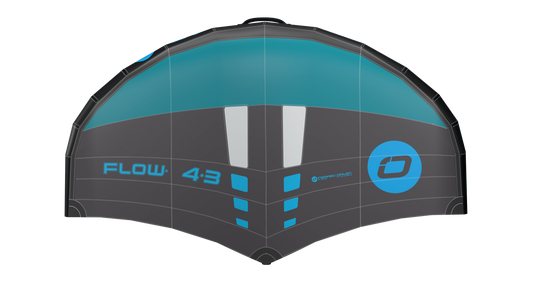 Ozone Flow V2 Wing Carbon Emerald Wing Top view