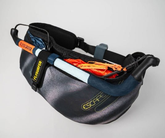 Black and orange Flysurfer Escape harness with 