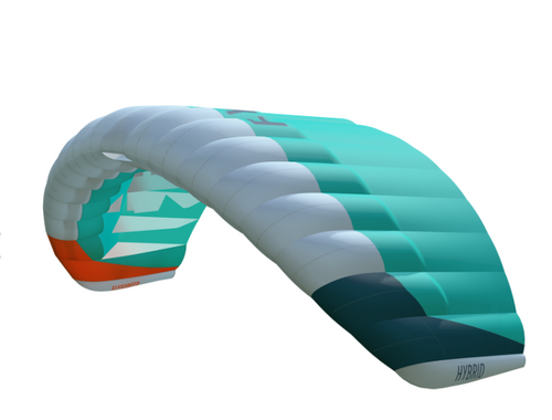 Green Hat Kiteboarding-Flysurfer Hybrid² Foil Kite-Ceramic-Rendering