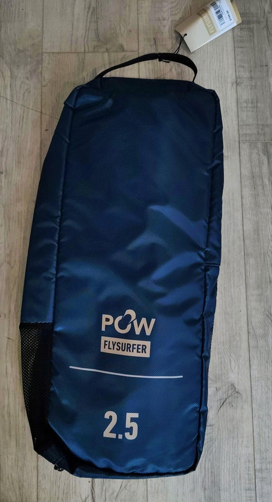 Green at Kiteboarding-Flysurfer POW2.5m USED-Close Up View Parawing Bag