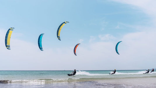 Green Hat Kiteboarding-Flysurfer SONIC5 Kite-People Kiteboarding with all Kite colors