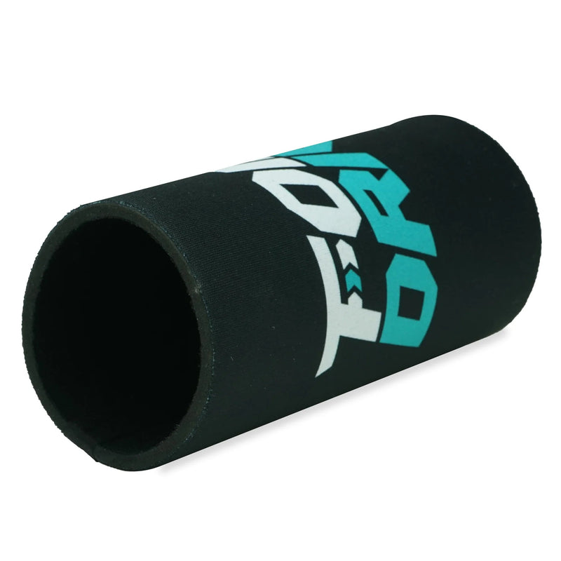 Load image into Gallery viewer, Green Hat Kiteboarding-Foil Drive Slim Stubby Cooler-Side View of Neoprene Sleeve on a White Background
