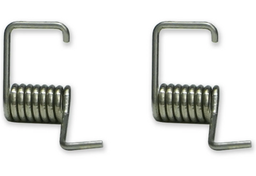 Green Hat Kiteboarding-Foil Drive Controller Springs-Stiff-Top View of 2 Springs on a White Background