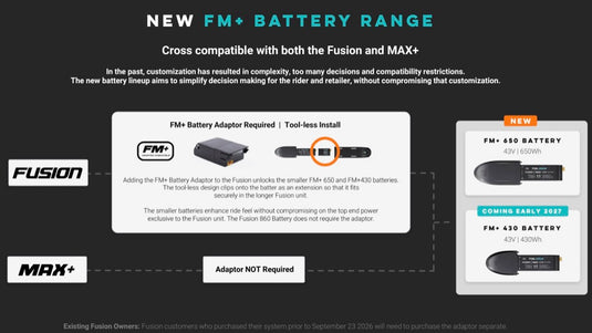 Foil Drive Fusion/MAX+ Batteries