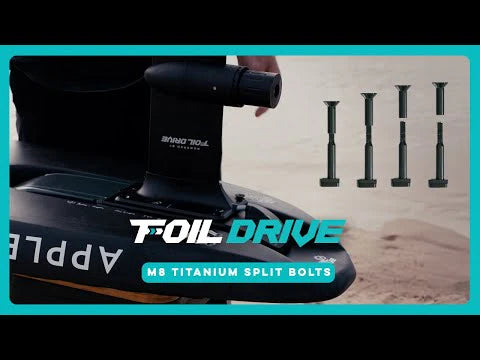 Load image into Gallery viewer, Green Hat Kiteboarding-Foil Drive Titanium Split Bolts-YouTube Video Cover Picture
