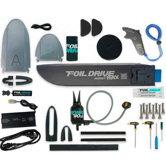 Foil Drive Assist Max Base Kit-Top View all parts and pieces
