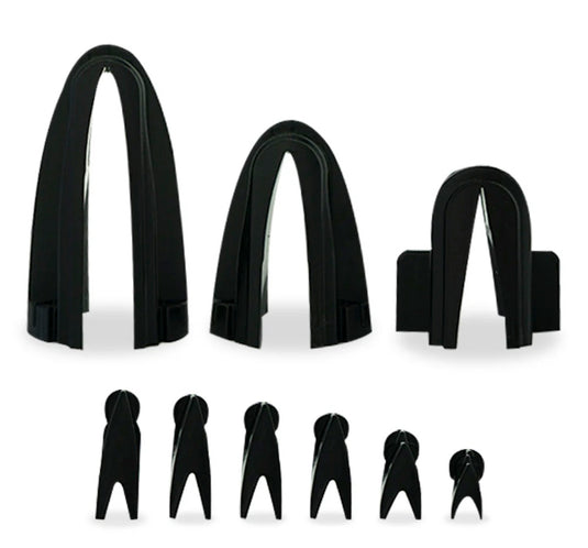 Green Hat Kiteboarding-Foil Drive Universal Mast Adapter Kit-Side View All parts 