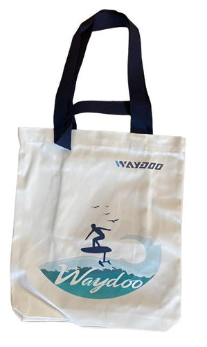 Green Hat Kiteboarding-Waydoo Tote Bag-Front View