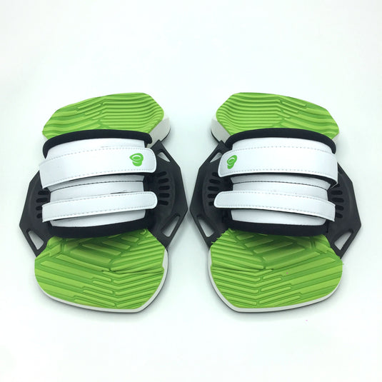 Green and White Green Hat 2.0 Bindings