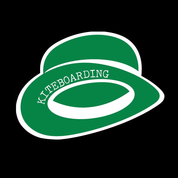 Green Hat Kiteboarding Sticker