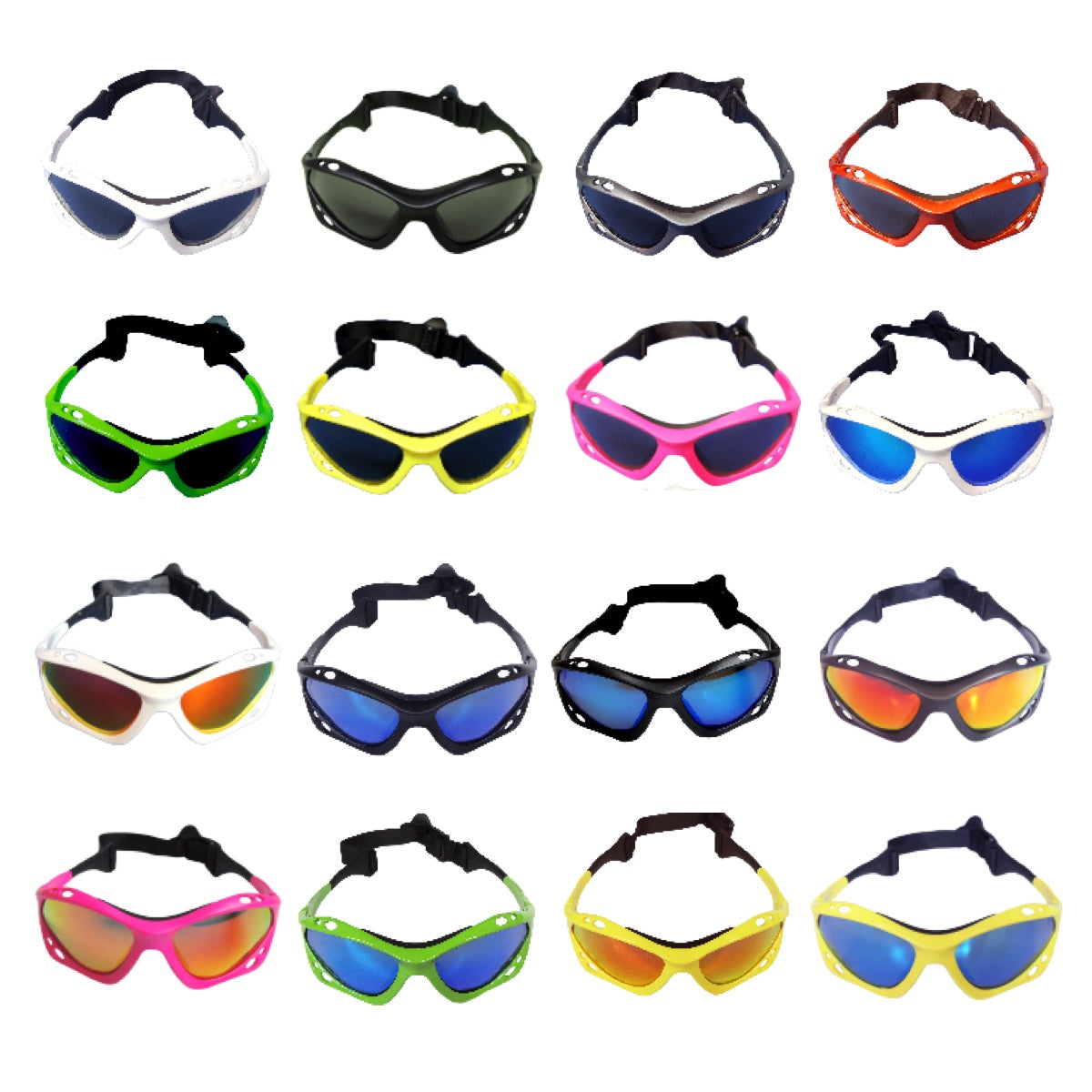Green Hat Kiteboarding Sunglasses | Kitesurfing | Surfing Pink w/ Orange Reflective Lens