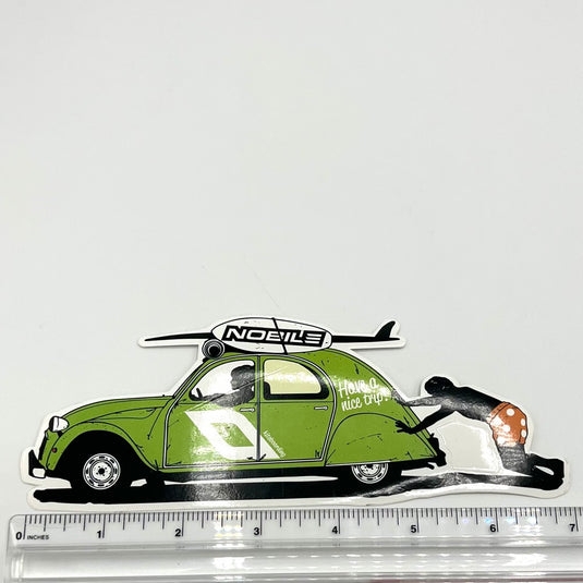Nobile Lime Green Car Sticker