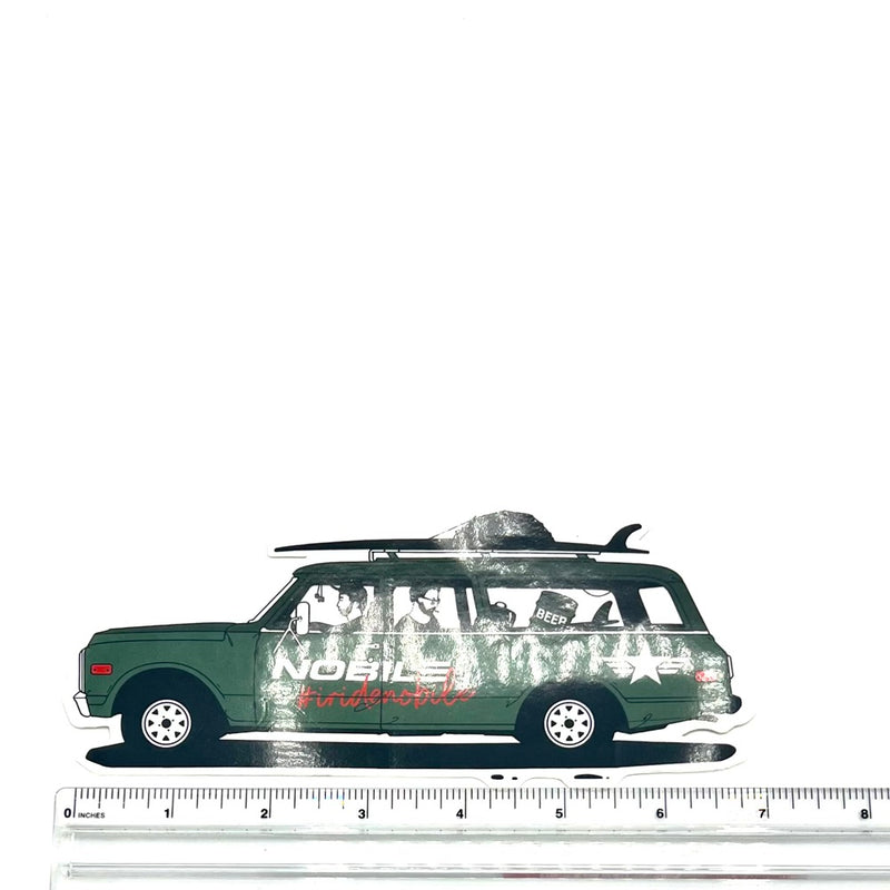 Load image into Gallery viewer, Nobile Army Green Car Sticker
