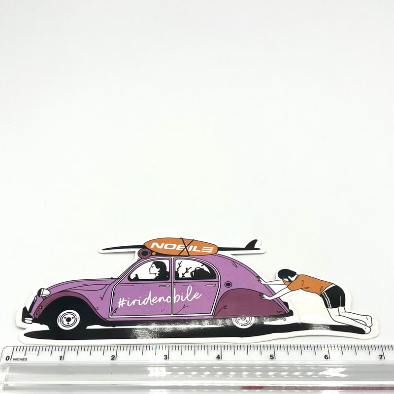 Load image into Gallery viewer, Nobile Purple Car Sticker
