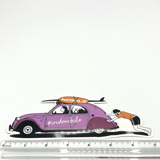 Nobile Purple Car Sticker