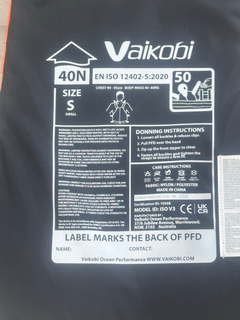 Load image into Gallery viewer, Vaikobi V4 Ocean Racing PFD
