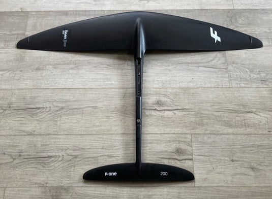Green Hat Kiteboarding-F-One Seven Seas 1300 Foil Plane USED-Top View Without Cover