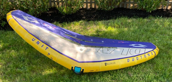 Load image into Gallery viewer, Green Hat Kiteboarding-Duotone Unit LAB 3.5 Wing USED-Front View No Bag
