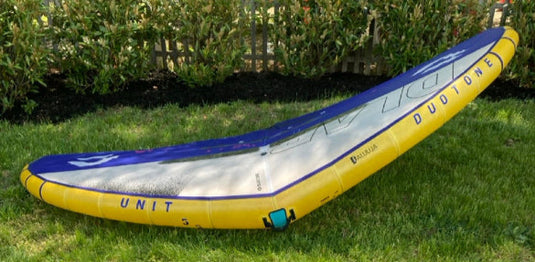 Green Hat Kiteboarding-2025 Duotone Unit D/LAB Wing 5.5M USED-Leading Edge View without Bag