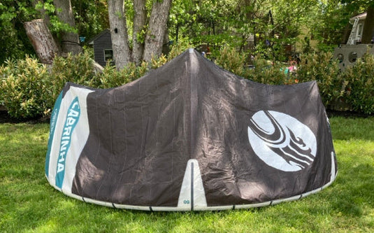Green Hat Kiteboarding-2024 Cabrinha Moto X APEX Kite 9M USED-Leading Edge View Without Bag