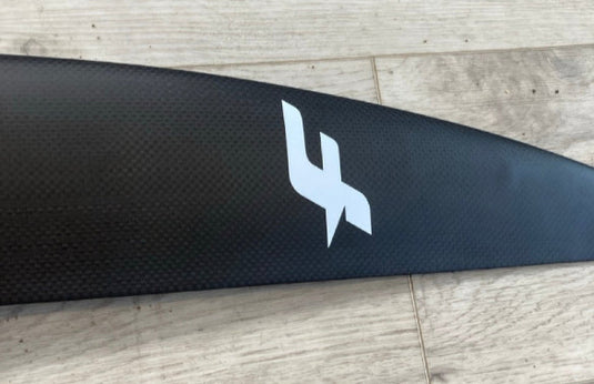 Green Hat Kiteboarding-F-One 690 Eagle Plane USED with XS Fuse & 145 DW Stab-Top View of Right Wing