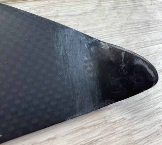 Green Hat Kiteboarding-F-One 1290 Eagle FW USED-Top View of Right Wing Tip-Close Up of Repair